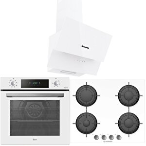 Ankastre Set Beyaz ( Hvw6mv - Hdg6c2gwtk - Ho3158w )