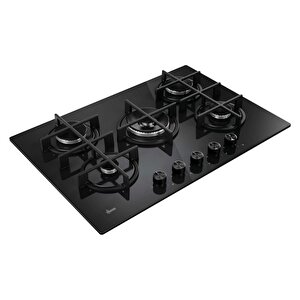 Hvg7pb/tk 5 Gözlü 75 Cm Döküm Izgara Siyah Ankastre Ocak