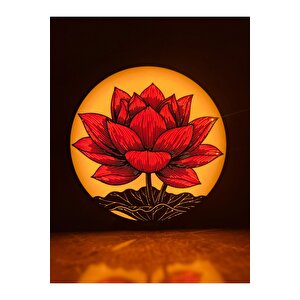Nex Dekoratif Işık - Kızıl Lotus