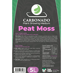 Peat Moss 5l X3 | Organik Torf Toprak | Saksı Ve Fide İçin | Süper Avantaj Paket