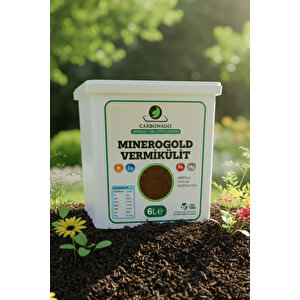 Minerogold Vermikülit 6l | Doğal Su Tutucu | Organik Tarım Ve Bahçecilik İçin