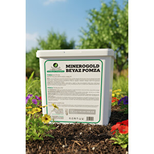 Minerogold Beyaz Pomza 6l | Doğal Toprak Havalandırıcı | Tarım Ve Bahçe İçin