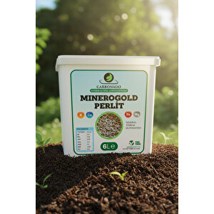 Minerogold Perlit 6l | Doğal Toprak Havalandırıcı Ve Su Düzenleyici | Organik Destek