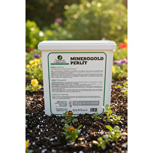 Minerogold Perlit 6l | Doğal Toprak Havalandırıcı Ve Su Düzenleyici | Organik Destek