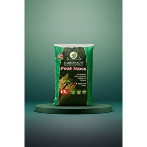 Peat Moss 10l | Organik Torf Toprak, Bitki Gelişimini Destekleyen Doğal Ortam