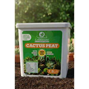 Cactus Peat 7,5 Litre Kaktüs Ve Sukulent Yetiştirme Torfu