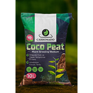 Coco Peat 10l | Hindistan Cevizi Lifli Torf, Su Tutucu, Hızlı Köklenme Için Mükemmel