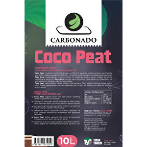 Coco Peat 10l | Hindistan Cevizi Lifli Torf, Su Tutucu, Hızlı Köklenme Için Mükemmel
