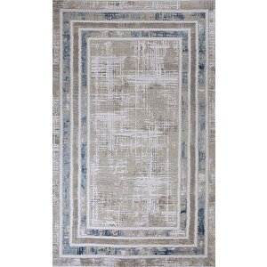 Gabardin Halı Armina Serisi 2001 Mavi Salon Oturma Yatak Odası Halısı 150x233 cm