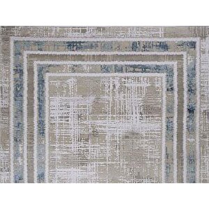 Gabardin Halı Armina Serisi 2001 Mavi Salon Oturma Yatak Odası Halısı 150x233 cm