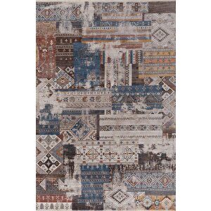 Gabardin Halı 7/24 Serisi 1494 Kahve Salon Oturma Yatak Odası Halısı 160x230 cm