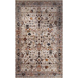 Gabardin Halı 7/24 Serisi 0727 Kemik Salon Oturma Yatak Odası Halısı 160x230 cm