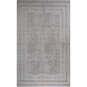 Gabardin Alessa 8003 Krem Serisi Triko Akrilik Salon Oturma Yatak Odası Halısı 200x290 cm