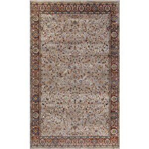 Gabardin Halı 7/24 Serisi 1247 Kemik Salon Oturma Yatak Odası Halısı 160x230 cm