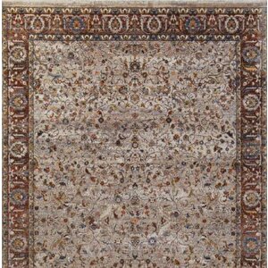 Gabardin Halı 7/24 Serisi 1247 Kemik Salon Oturma Yatak Odası Halısı 160x230 cm