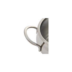 Oms 2008 Mini Basık Çelik Tencere 14x5 Cm 0,70 Litre