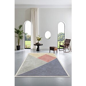 Her Adımda Bir Hikâye Renklerle Örülmüş Kaymaz Taban Halı 160x250 cm