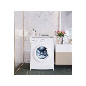 Beyaz Mdf Çamaşır Makinesi Dolabı 68 Cm – Dayanıklı, Şık Ve Kullanışlı Düzenleyici Dolap