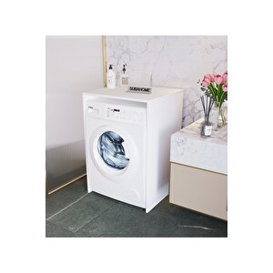 Beyaz Mdf Çamaşır Makinesi Dolabı 68 Cm – Dayanıklı, Şık Ve Kullanışlı Düzenleyici Dolap