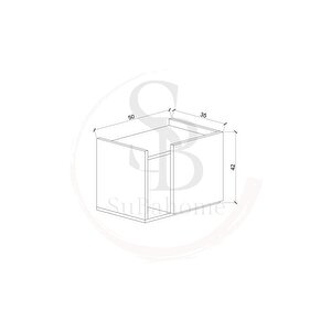 50 Cm Mdf Modern Ahşap Komodin Çok Amaçlı Dolap Yan Sehpa Plak Dolabı Koltuk Yanı Sehpa