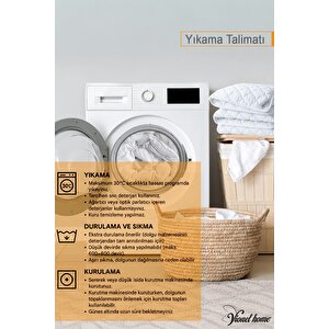 %100 Pamuk Bebek & Çocuk Yorganı |1. Sınıf Silikon Dolgu | 100x150 Cm | Antialerjik | Nefes Alabilen