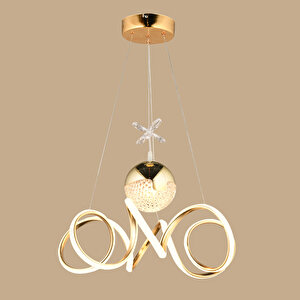 Enzo Led Sarkıt Avize Gold (40x70 Cm) Gold