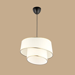 Levi 2 Katlı Sarkıt Avize Beyaz (70x35 Cm) Beyaz