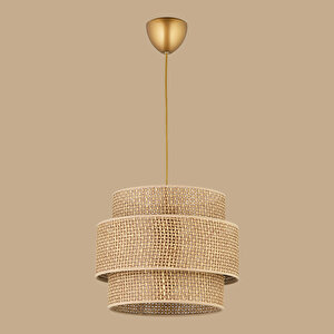 Nantes 3 Katlı Sarkıt Kahveregi (30x70 Cm) Kahverengi