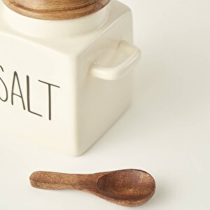Salt Seramik Kavanoz Krem (330 Ml) Krem