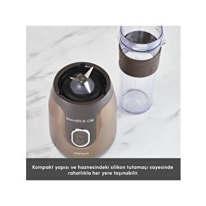 Karaca Blendfit Go Personal Kişisel Smoothie Blender Walnut Brown