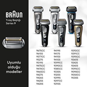 Series 9 Pro+ Elektrikli Tıraş Makinesi Yedek Başlığı, 96m
