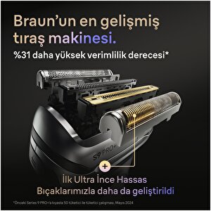 Braun Series 9 Pro+ Elektrikli Tıraş Makinesi Yedek Başlığı, 96m