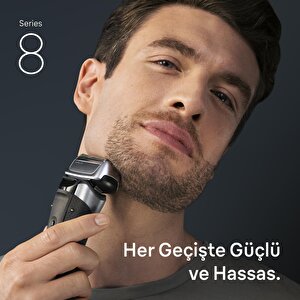 Series 8 Elektrikli Tıraş Makinesi, Islak Ve Kuru, Şarj Standı, 8617s