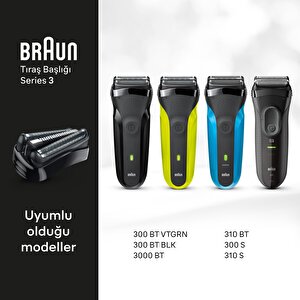 Series 3+ Elektrikli Tıraş Makinesi Yedek Başlığı, 32b