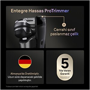 Braun Series 9 Pro+ Elektrikli Tıraş Makinesi, Islak Ve Kuru, Şarj Standı, 9615s