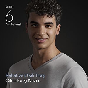 Series 6 Elektrikli Tıraş Makinesi, Islak Ve Kuru, Hassas Düzeltici Başlık, 62-b1200s