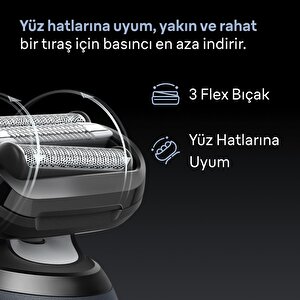 Series 6 Elektrikli Tıraş Makinesi, Islak Ve Kuru, Hassas Düzeltici Başlık, 62-b1200s