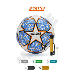 Premium Şampiyonlar Ligi Temalı 5 Numara Futbol Topu Pompa Hediyeli