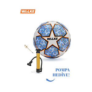 Premium Şampiyonlar Ligi Temalı 5 Numara Futbol Topu Pompa Hediyeli