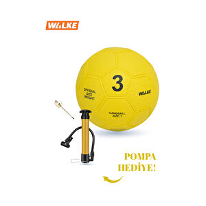 Premium 3 Numara Kauçuk Hentbol Topu Pompa Hediyeli