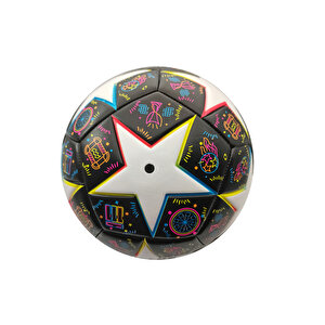 Premium Şampiyonlar Ligi Temalı 5 Numara Futbol Topu Pompa Hediyeli