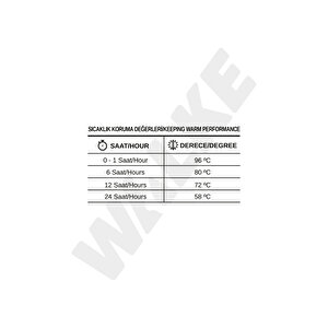 Luxury Dereceli Paslanmaz Süzgeçli Çelik Bardak Termos 500 Ml
