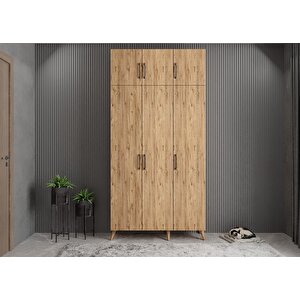 Trend Eko 3 Kapaklı Portmanto Çam 120cm 120 cm