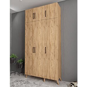 Trend Eko 3 Kapaklı Portmanto Çam 120cm 120 cm