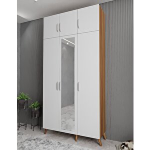 Trend Portmanto Ceviz&beyaz 105cm P.u.t_9 105 cm