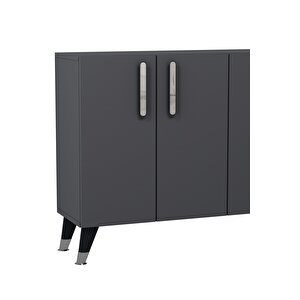 8191km-128ct Konsol,kahve Köşesi̇,ayakkabilik,ofi̇s Evrak Dolabi,mutfak Ki̇ler Dolabi,tv Üni̇tesi̇-ANTRASİT-GÜMÜŞ