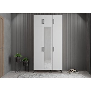 Trend Portmanto Füme&beyaz 135cm P.u.t_6 135 cm