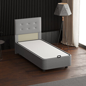 Yatak Başlığı, Belgrad Yatak Başlığı, Ölçü Seçenekli, Açık Gri Renk 140x100 cm