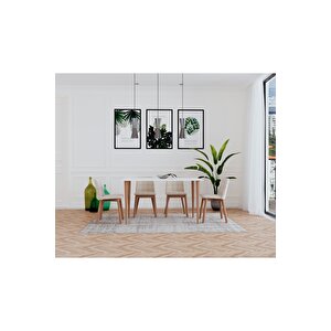 Datça Beyaz 120x67 Cm Mutfak Masası