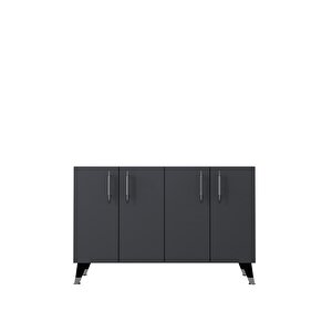 8190km-128ct Konsol,kahve Köşesi̇,ayakkabilik,ofi̇s Evrak Dolabi,mutfak Ki̇ler Dolabi,tv Üni̇tesi̇ ANTRASİT-GÜMÜŞ